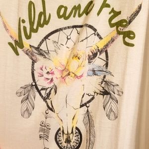 French Pastry Wild & Free Cross Back Tank Top